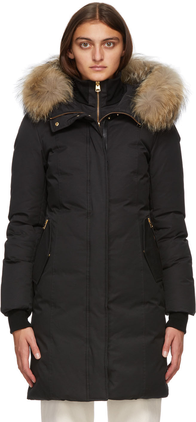 quilted faux fur hooded coat bcbgmaxazria