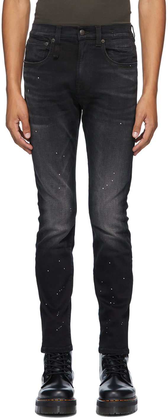 R13 Black Skate Jeans SSENSE