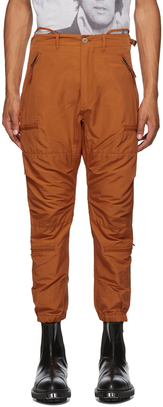 R13: Orange Military Cargo Pants | SSENSE UK