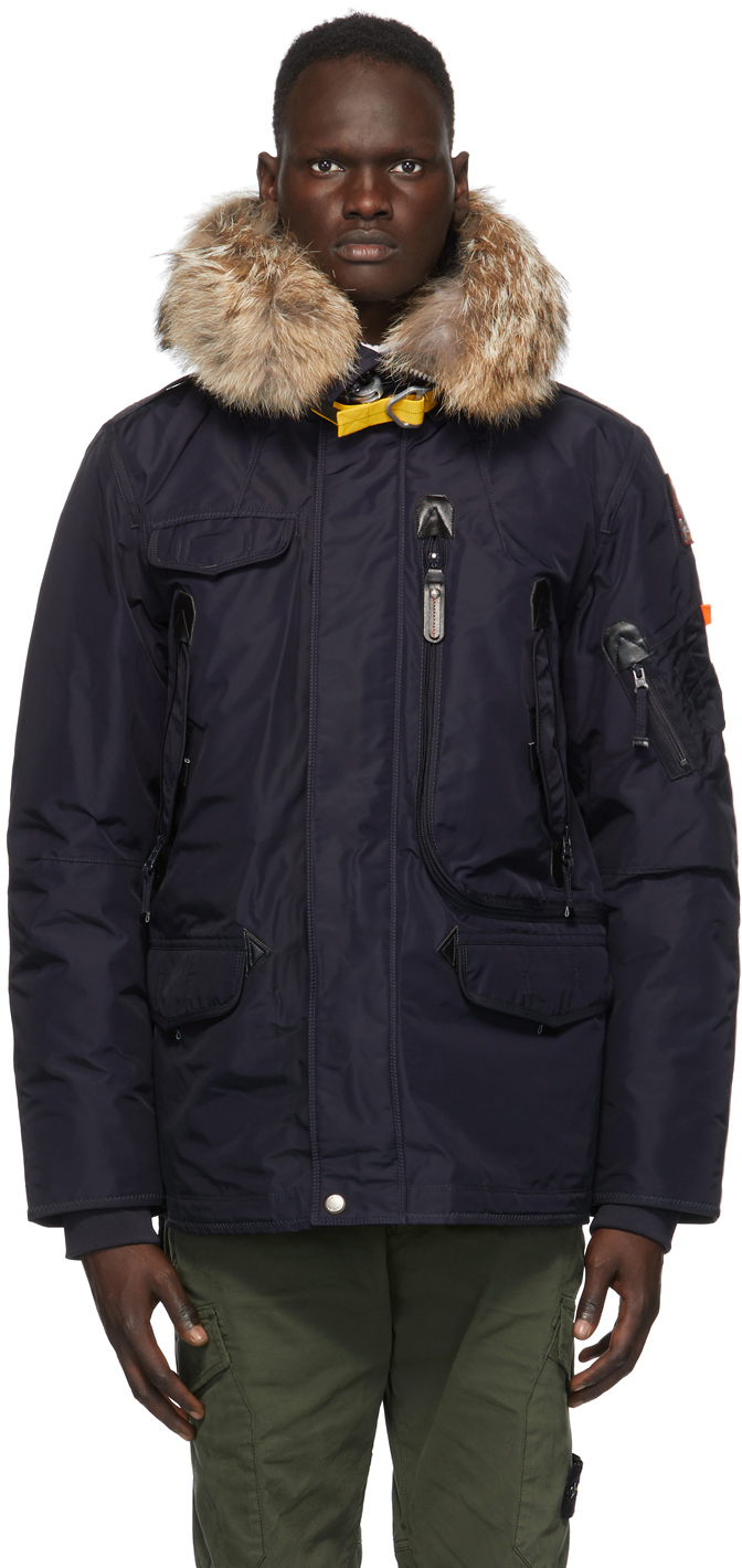 Navy Down Right Hand Jacket by 