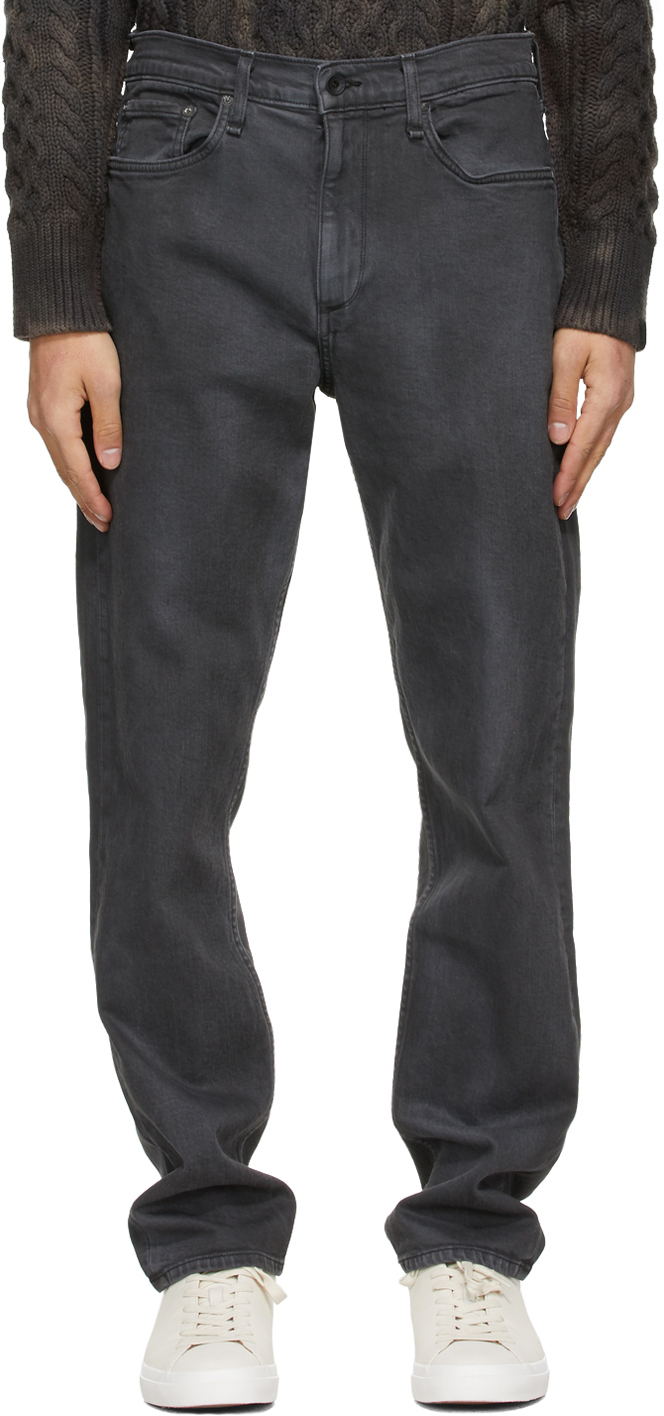 Rag & Bone Grey Fit 2 Jeans In Steel Grey