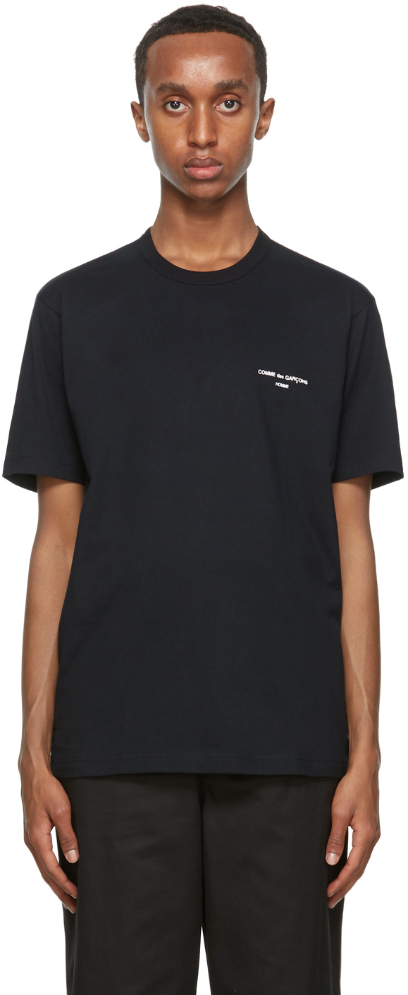 Comme des Garçons Homme: Black Logo T-Shirt