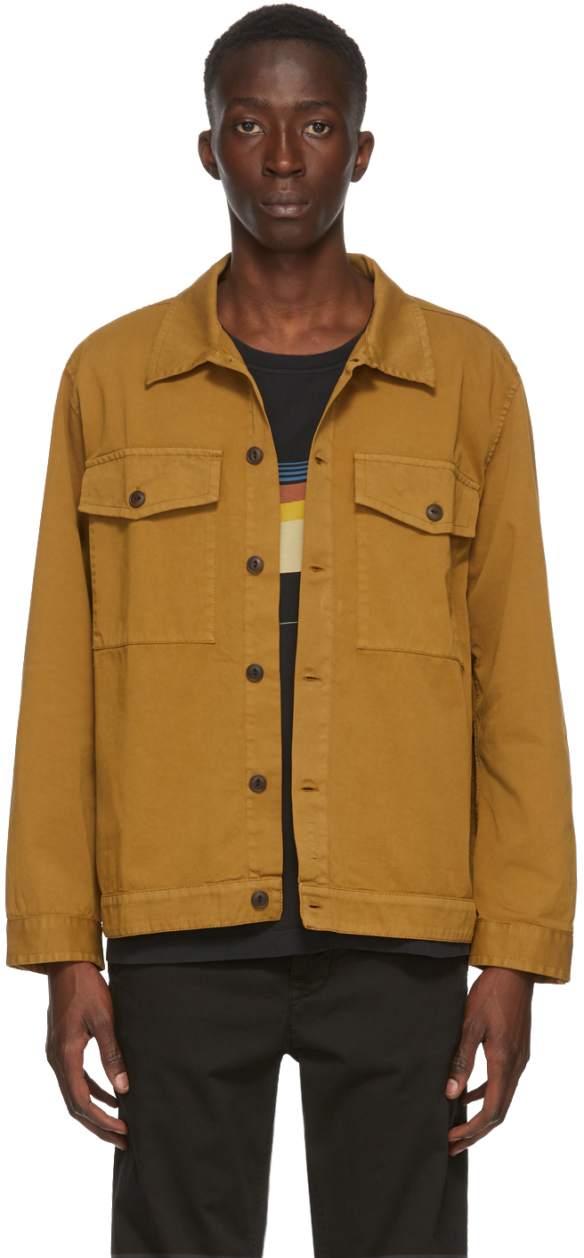 Nudie Jeans: Tan Colin Utility Over Shirt | SSENSE