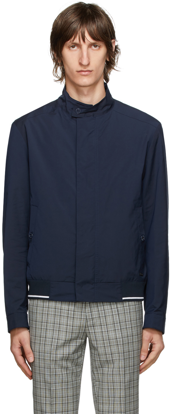 Hugo: Navy Brooklyn Jacket | SSENSE