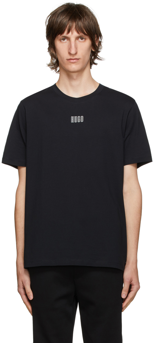 Hugo: Black Logo T-Shirt | SSENSE