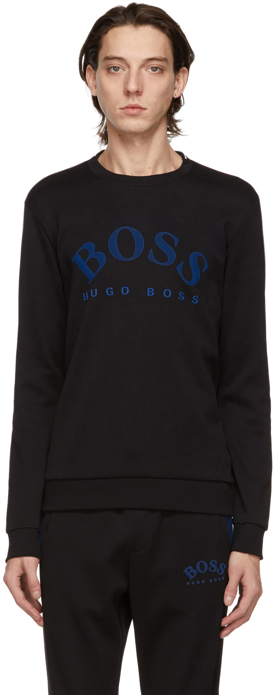 boss salbo crew neck sweatshirt