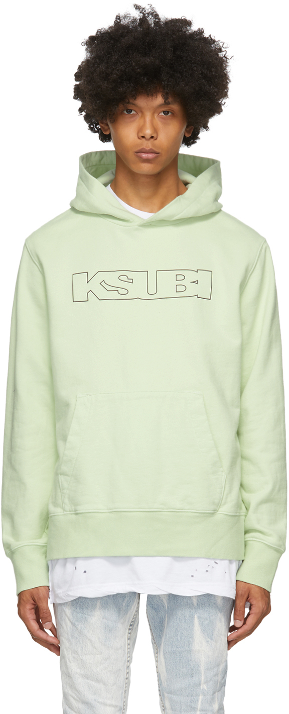 Ksubi: Green Sign of the Times Hoodie | SSENSE