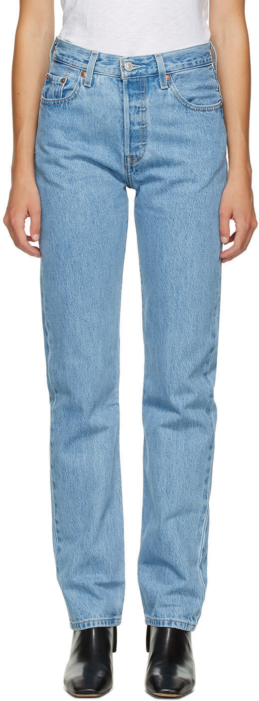 Levi's: Blue 501 Original Fit Jeans 