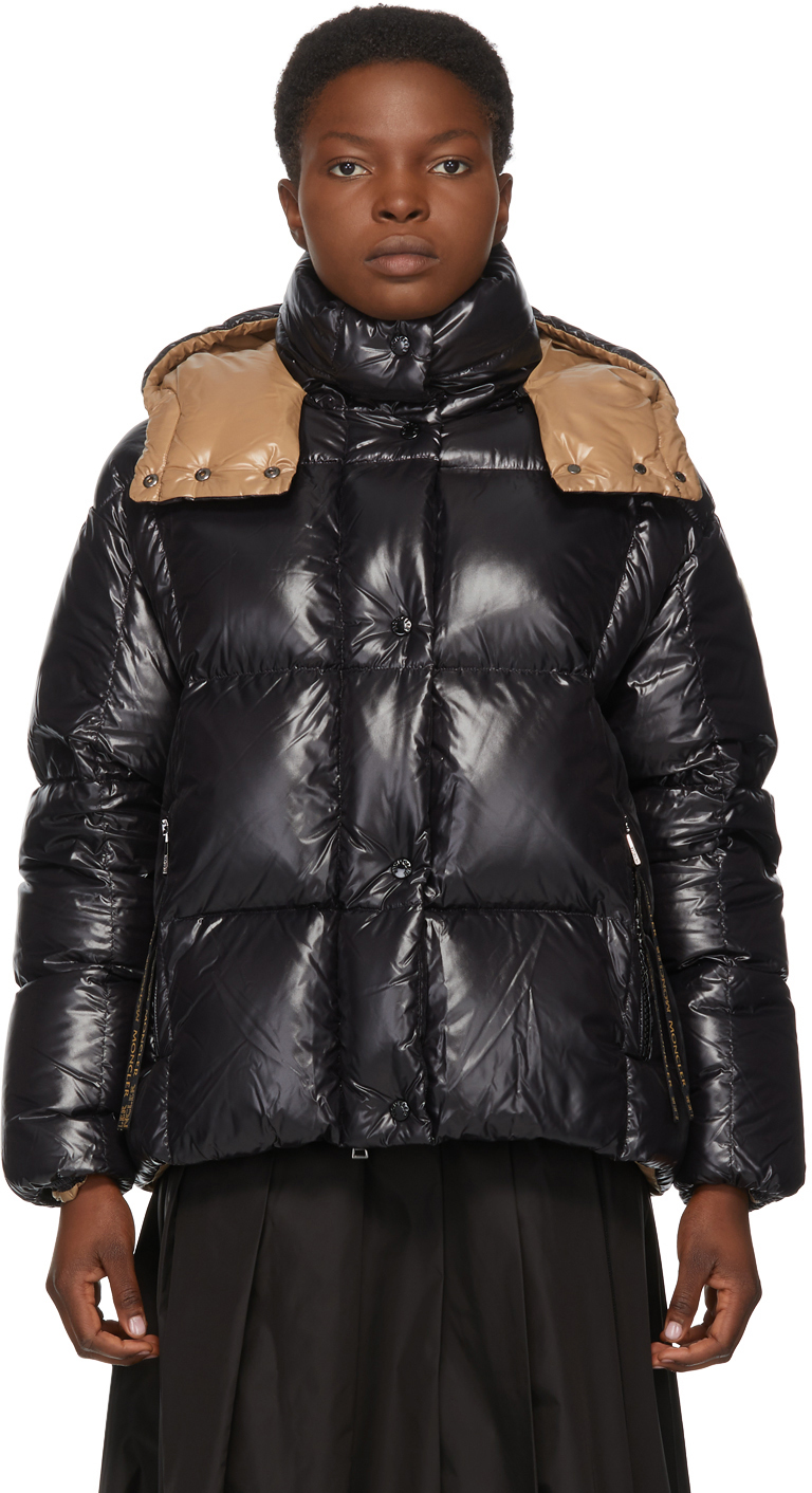 Womens Jackets Moncler Jackets Brown Moncler Synthetic Parana Down Jacket in Beige 