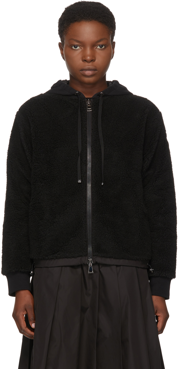 black sherpa sweater