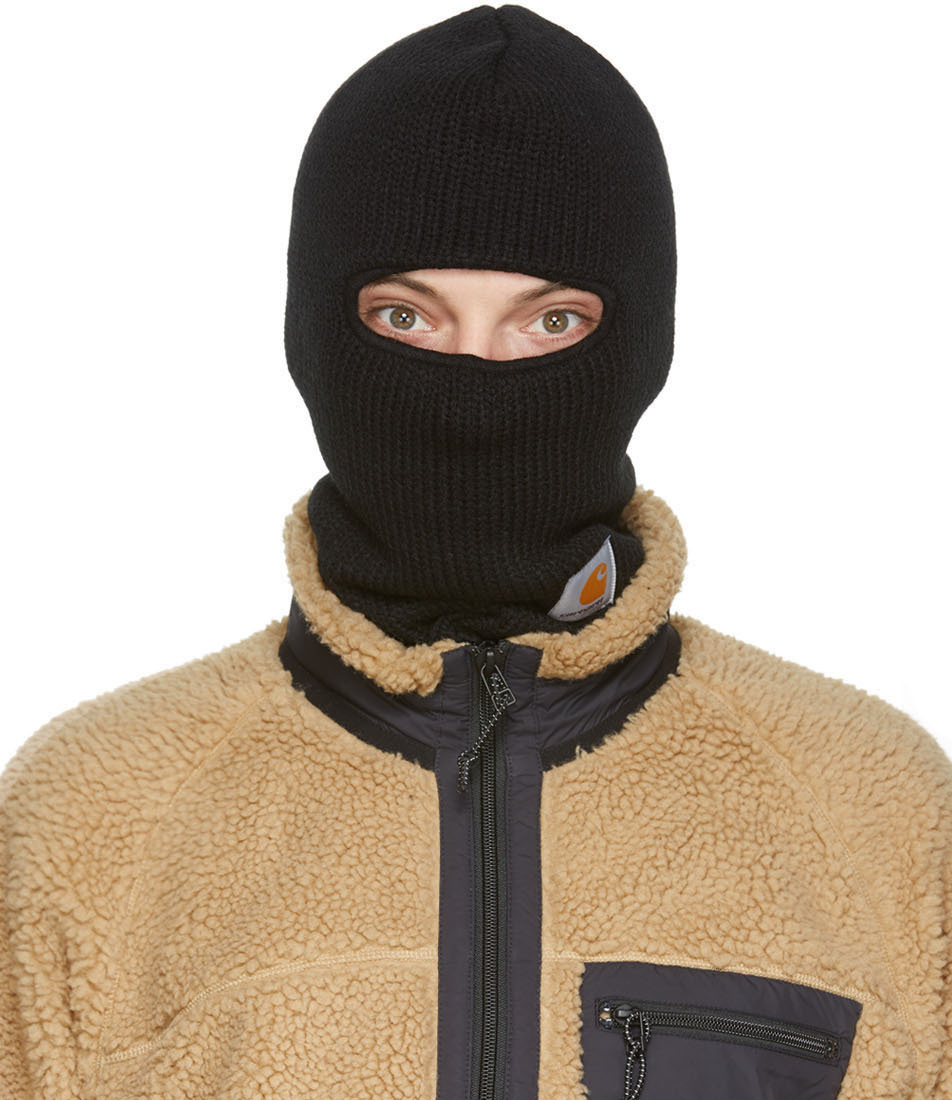 Carhartt Work In Progress: Black Storm Balaclava | SSENSE Canada