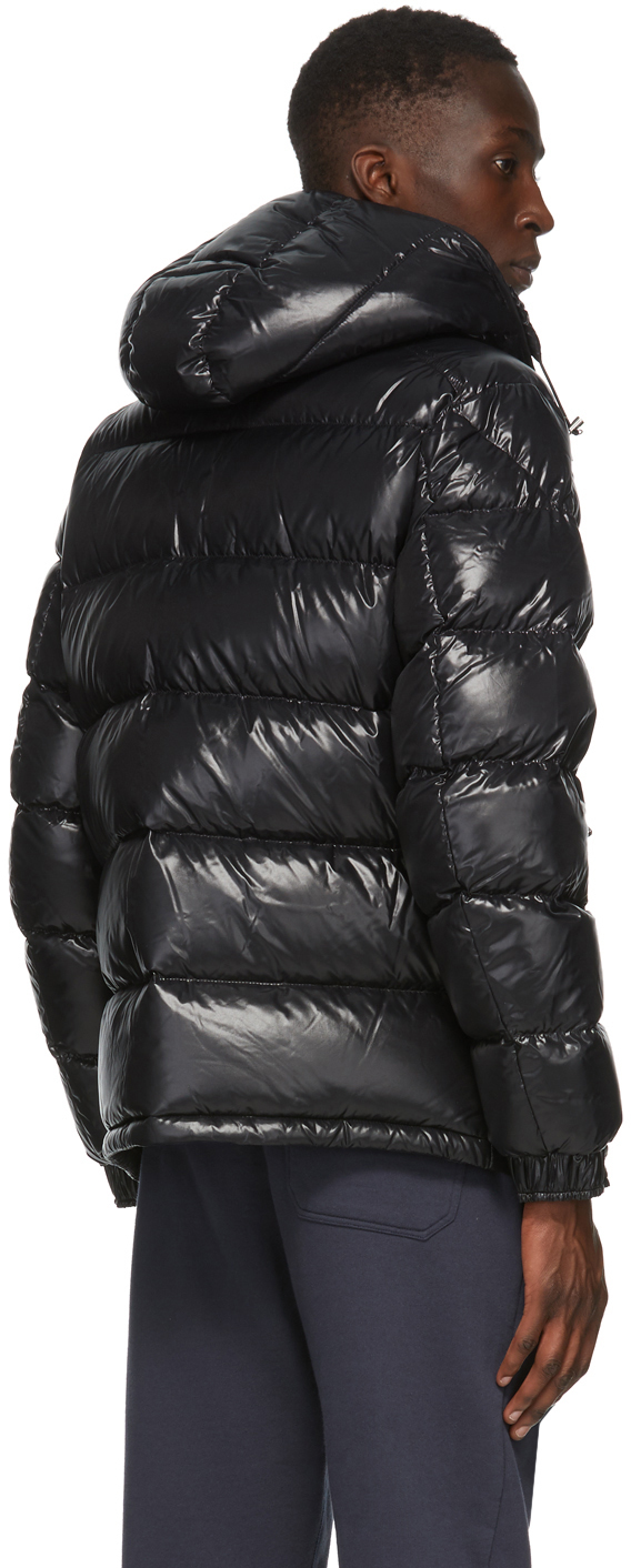 moncler maya jacket mens black