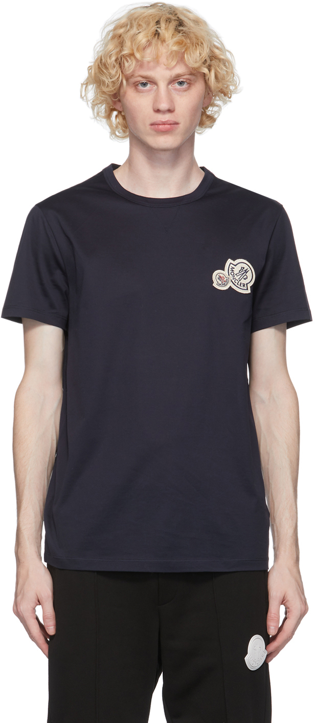 navy moncler t shirt