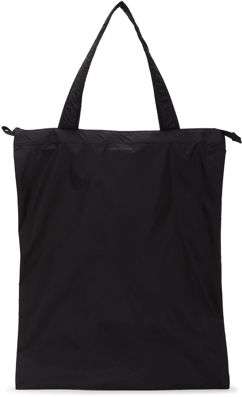 Black Packable Tote by NORSE PROJECTS on Sale