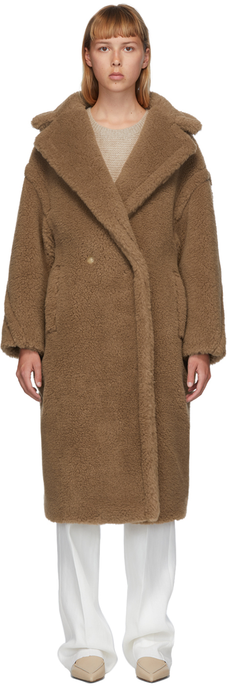 Tan Camel Teddy Bear Icon Coat 