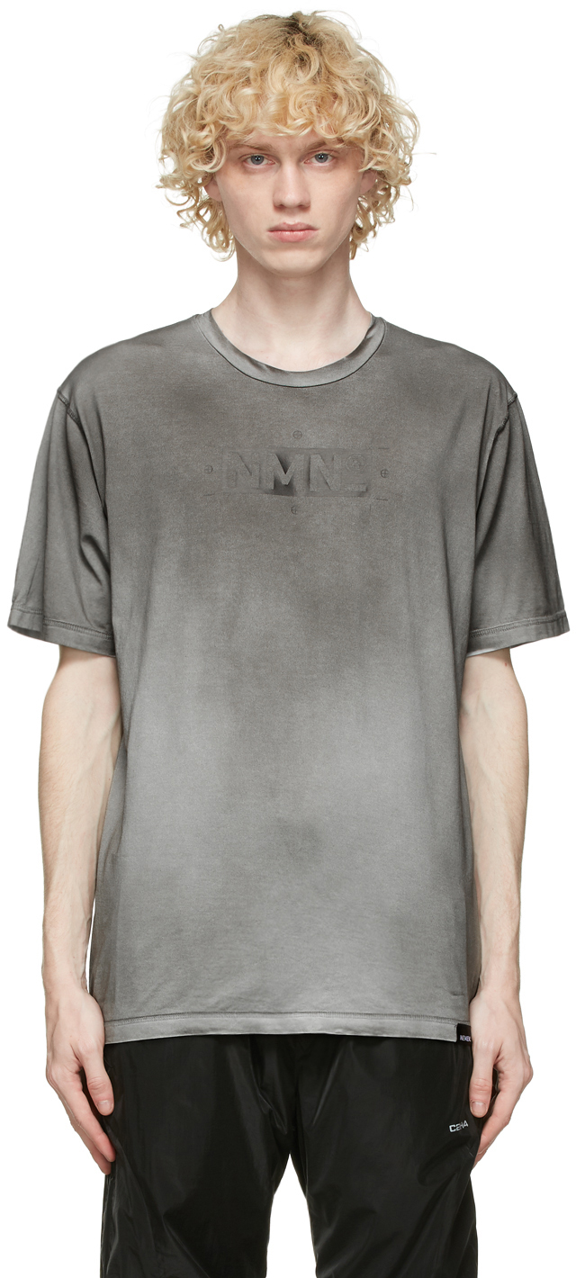 NEMEN®: Grey Logo T-Shirt | SSENSE