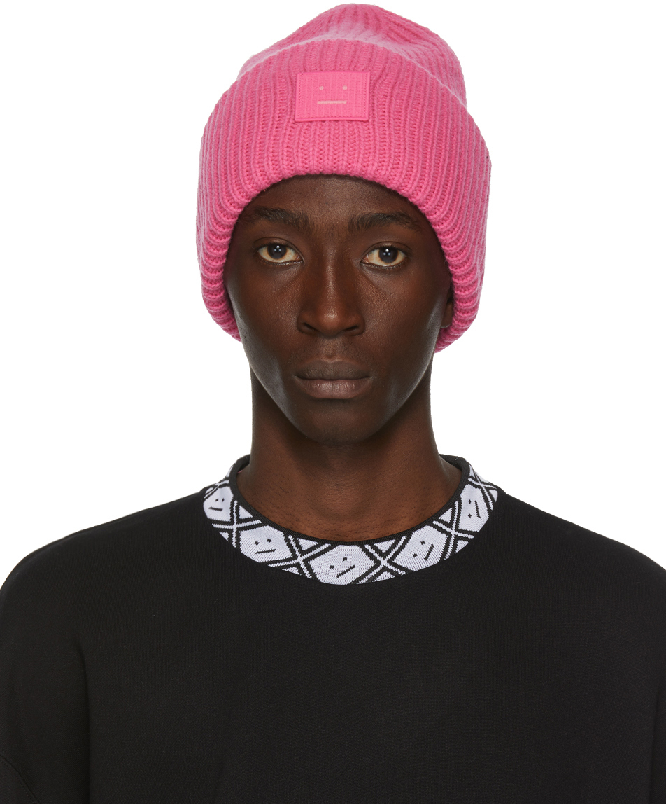 acne ribbed beanie