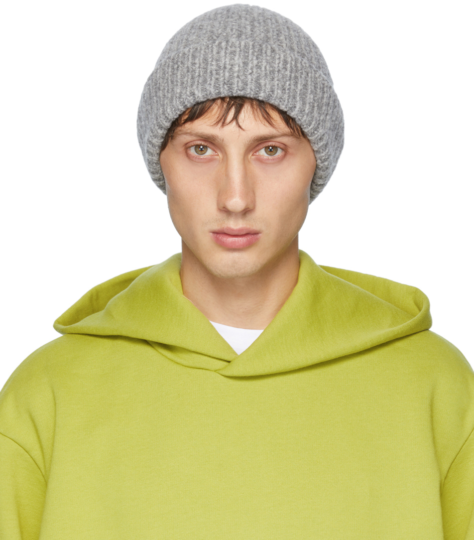 acne beanie yellow