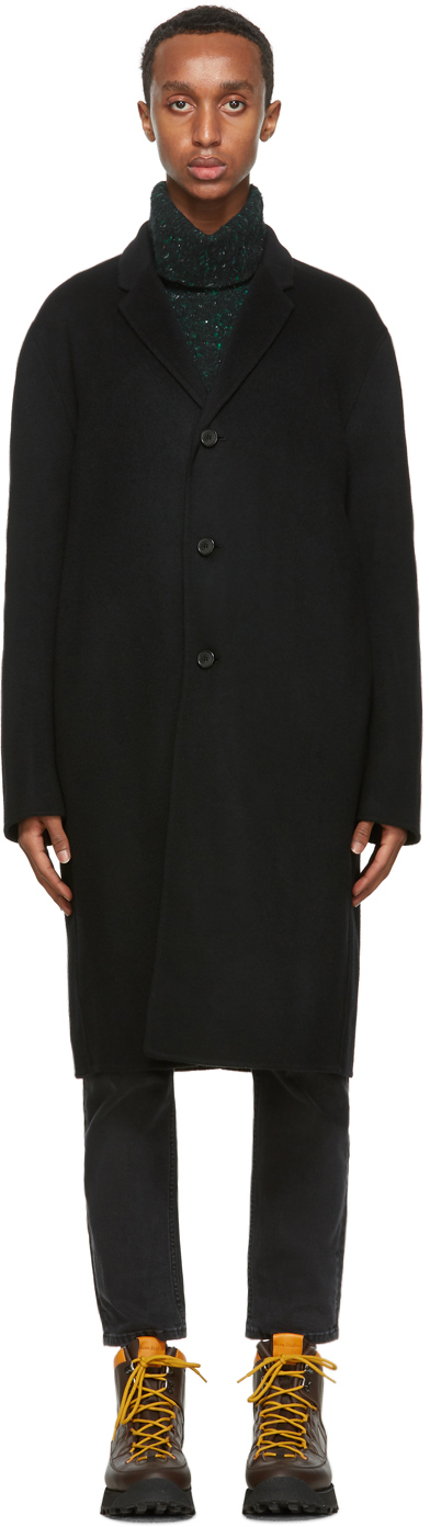 acne black coat