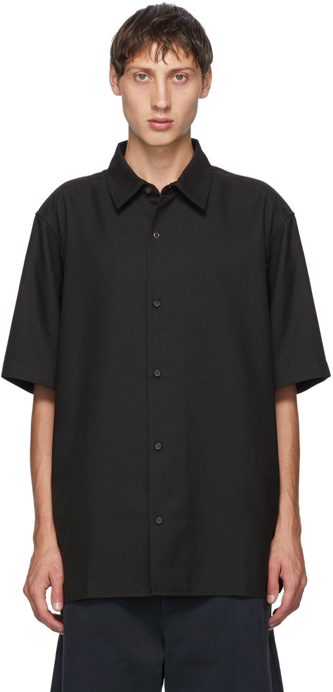 Acne Studios: Black Short Sleeve Shirt 