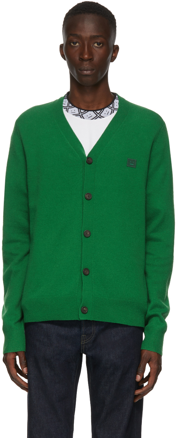 acne studios green sweater