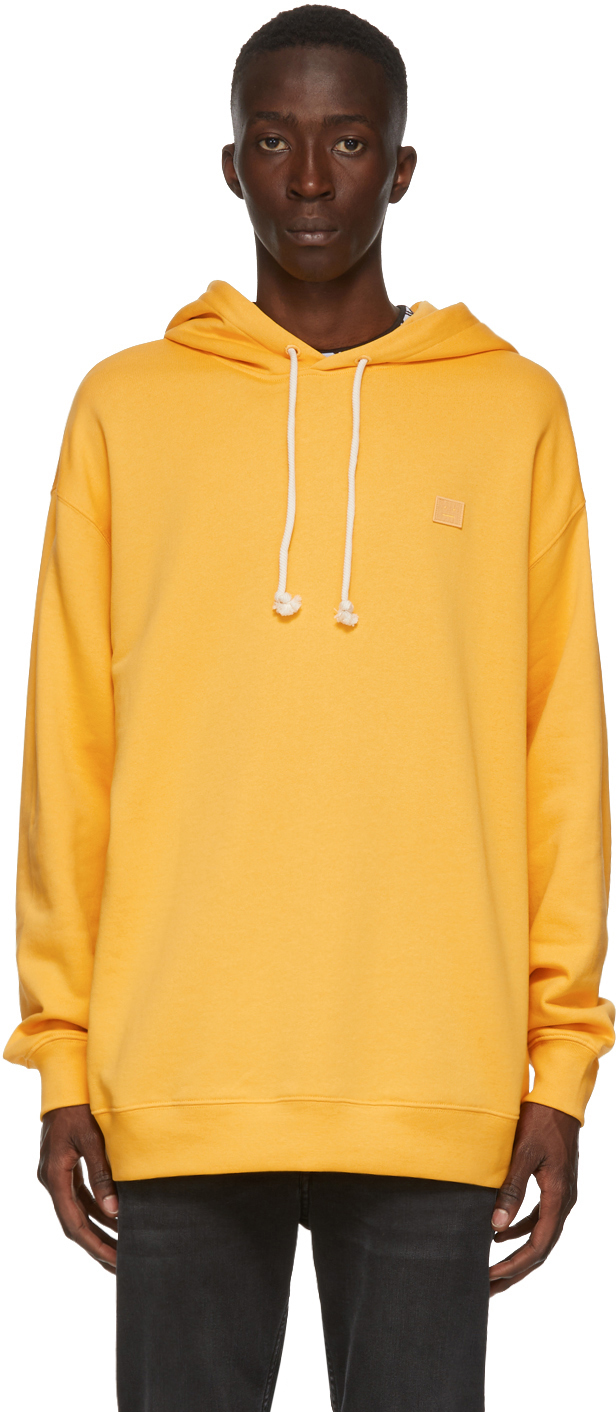 acne studios yellow hoodie