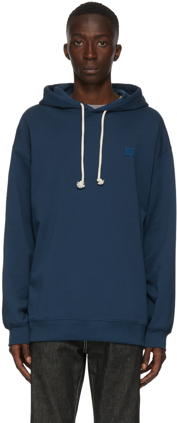 acne studios blue hoodie