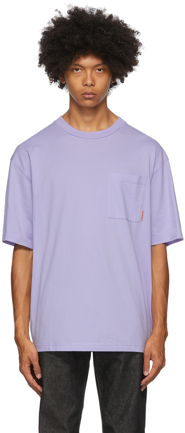 light purple tee shirt
