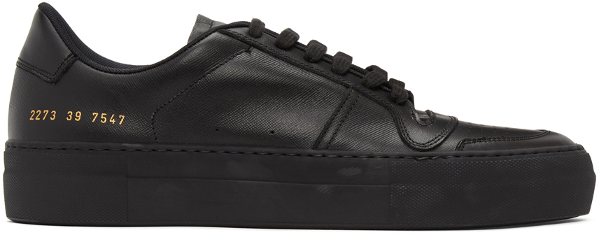 black common project sneakers