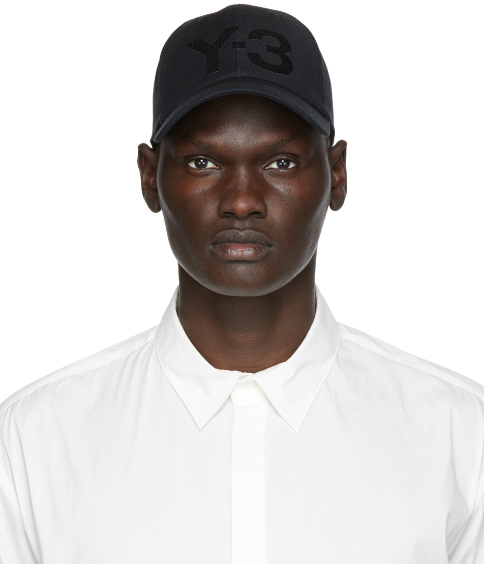 y3 logo cap