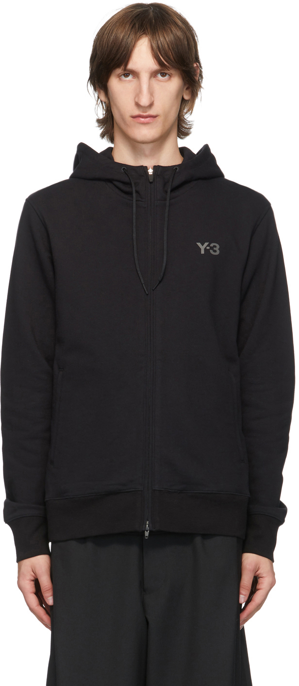 Y-3: Black GFX CH1 Hoodie | SSENSE UK