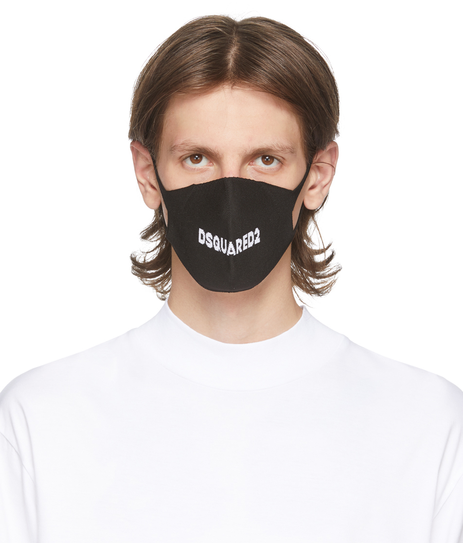 SSENSE Exclusive Three-Pack Black Masks 