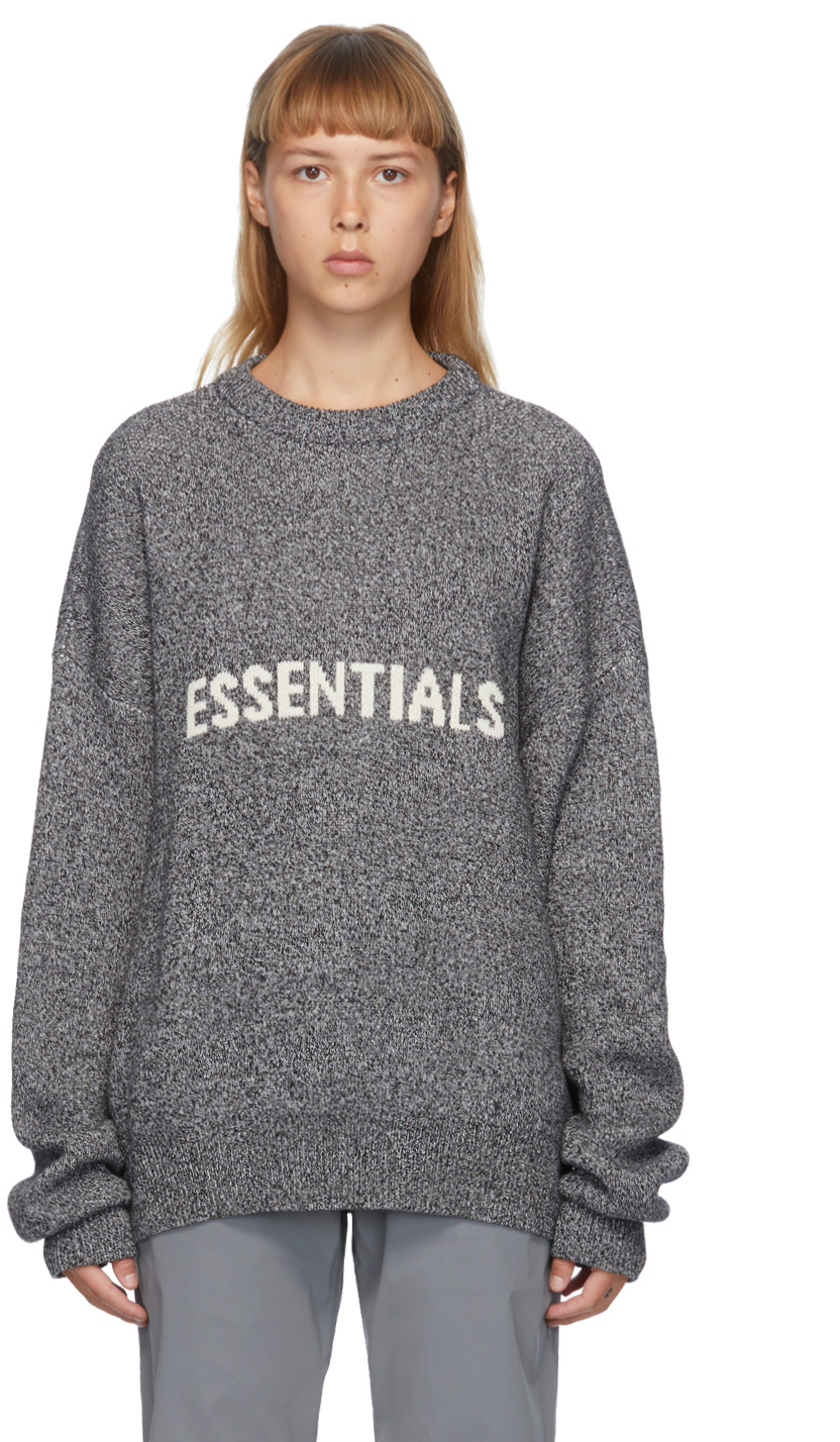 grey logo sweatshirt