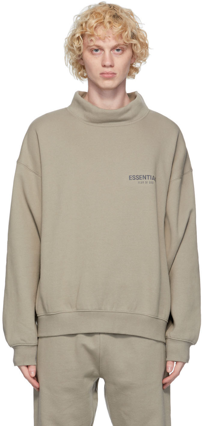 mock neck sweatshirt