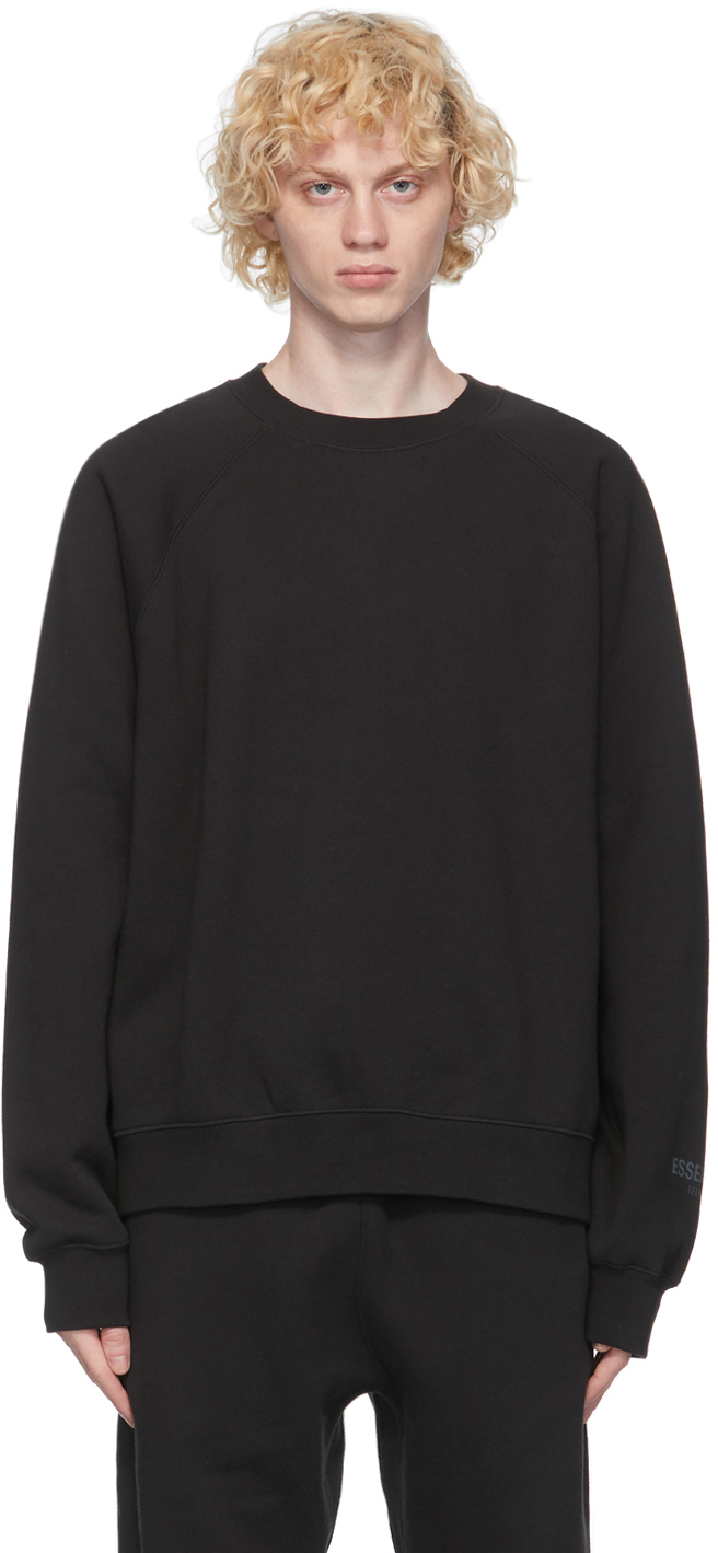 Black Fleece Crewneck Sweatshirt