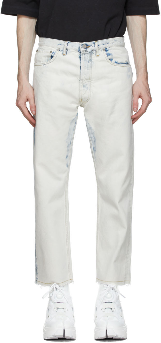 80s white jeans