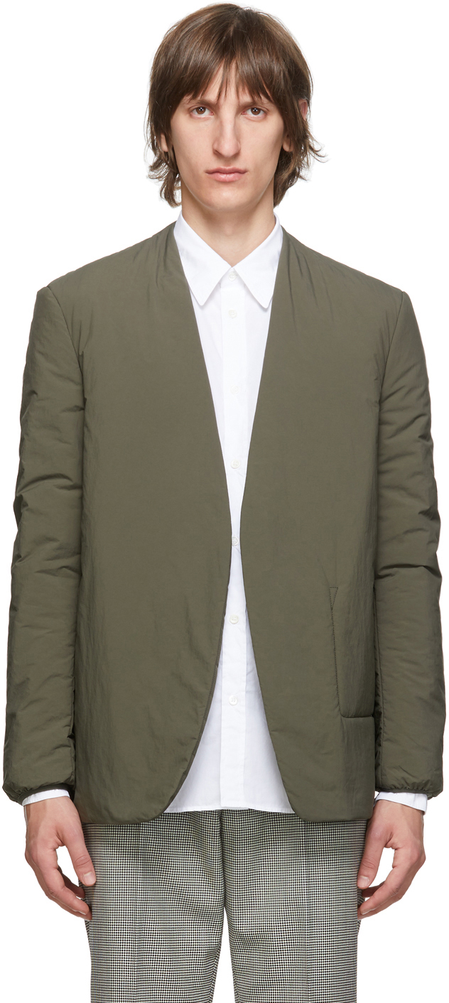 collarless blazer mens