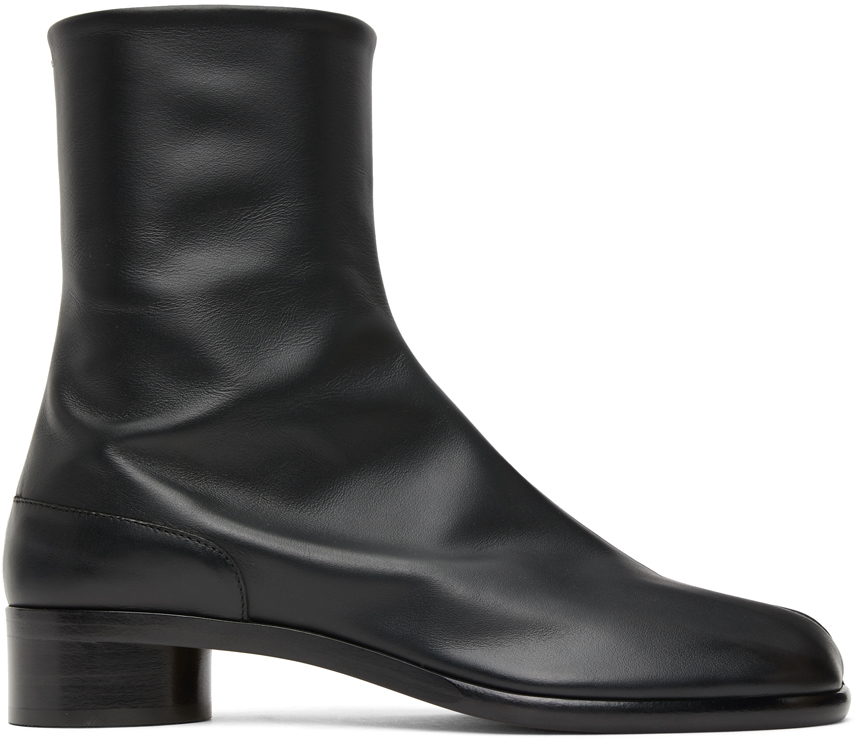 black boots small heel