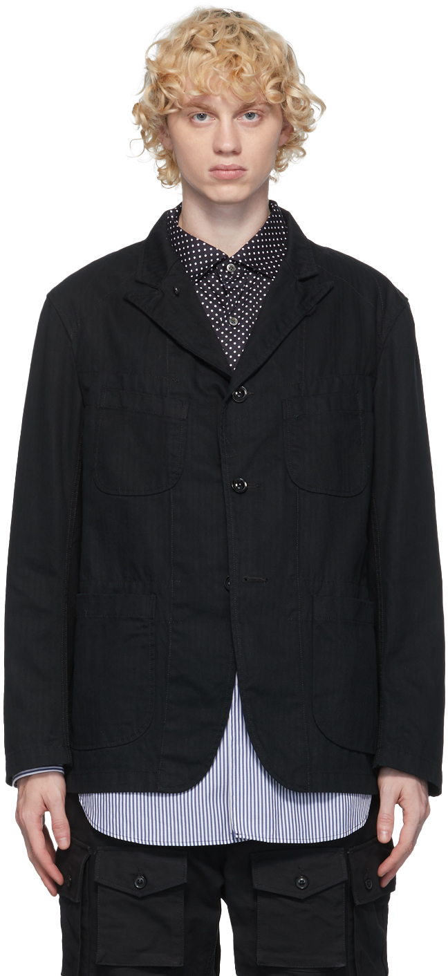 Engineered Garments: Black Bedford Jacket | SSENSE