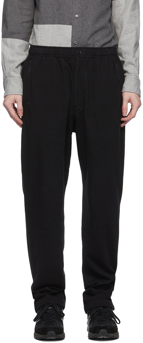 Engineered Garments Black Fleece Lounge Pants SSENSE