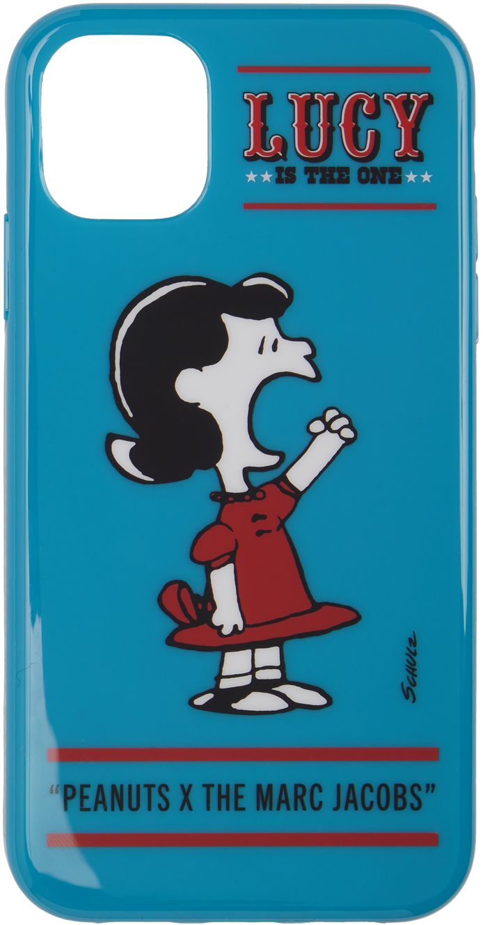 Blue Peanuts Edition Lucy iPhone 11 Case