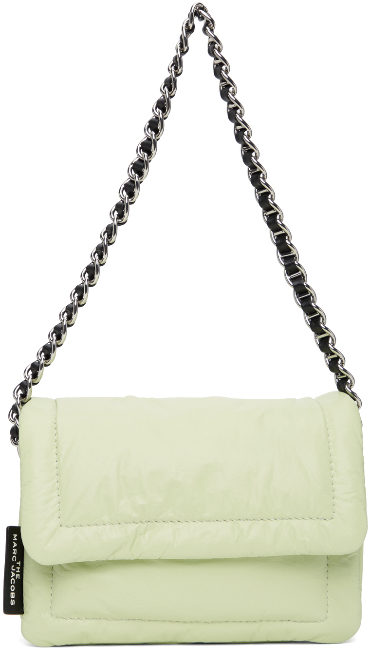 Marc Jacobs: Green 'The Mini Pillow' Bag | SSENSE