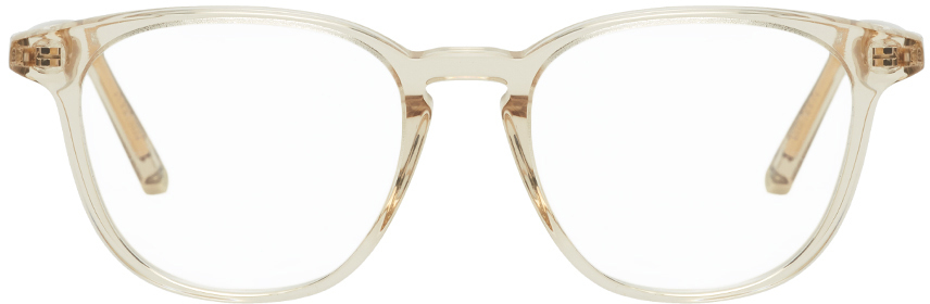 RETROSUPERFUTURE: Beige Numero 51 Square Glasses | SSENSE Canada