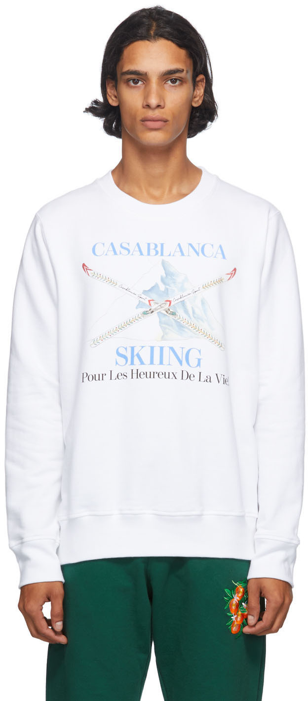 skiing sweatshirt