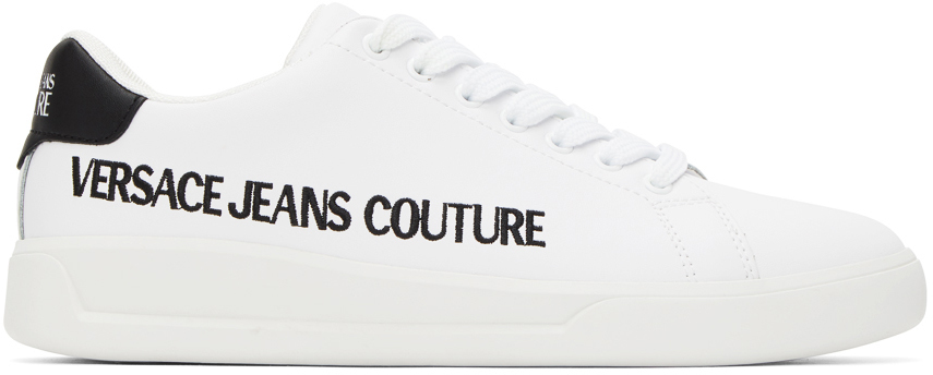 versace jeans white shoes