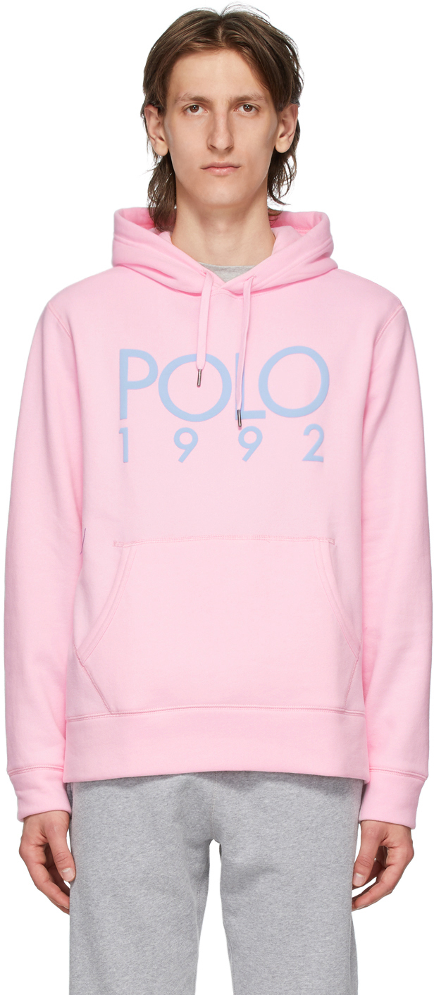 pink ralph lauren hoodie