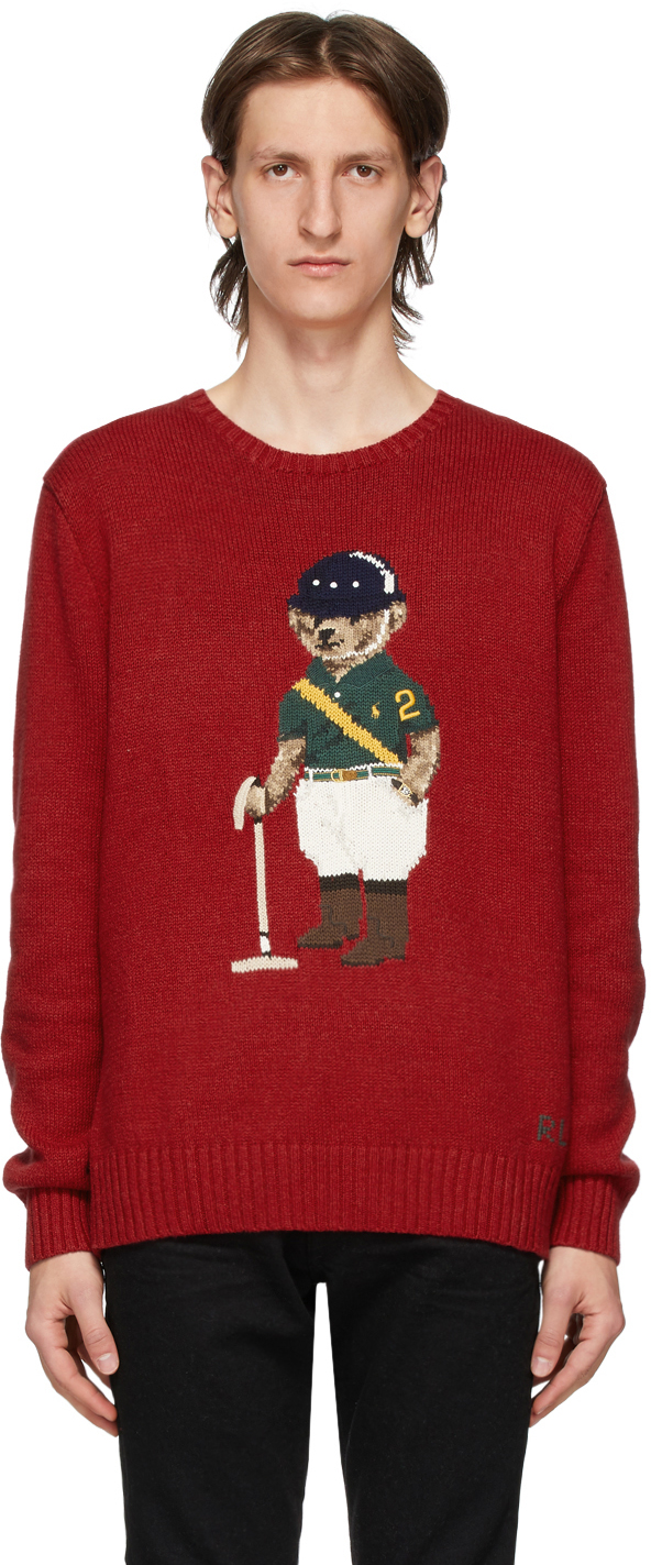 Red Riding Bear Sweater by Polo Ralph 