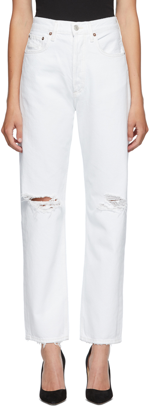 white jeans loose fit