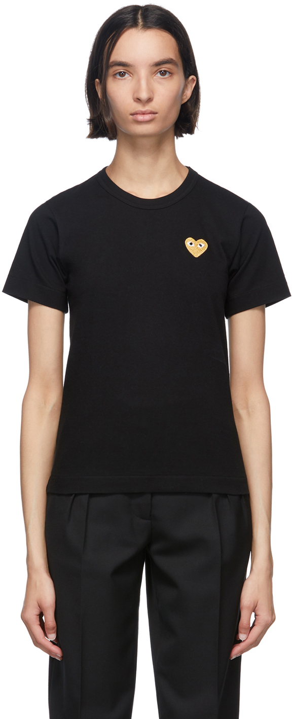 black and gold comme des garcons