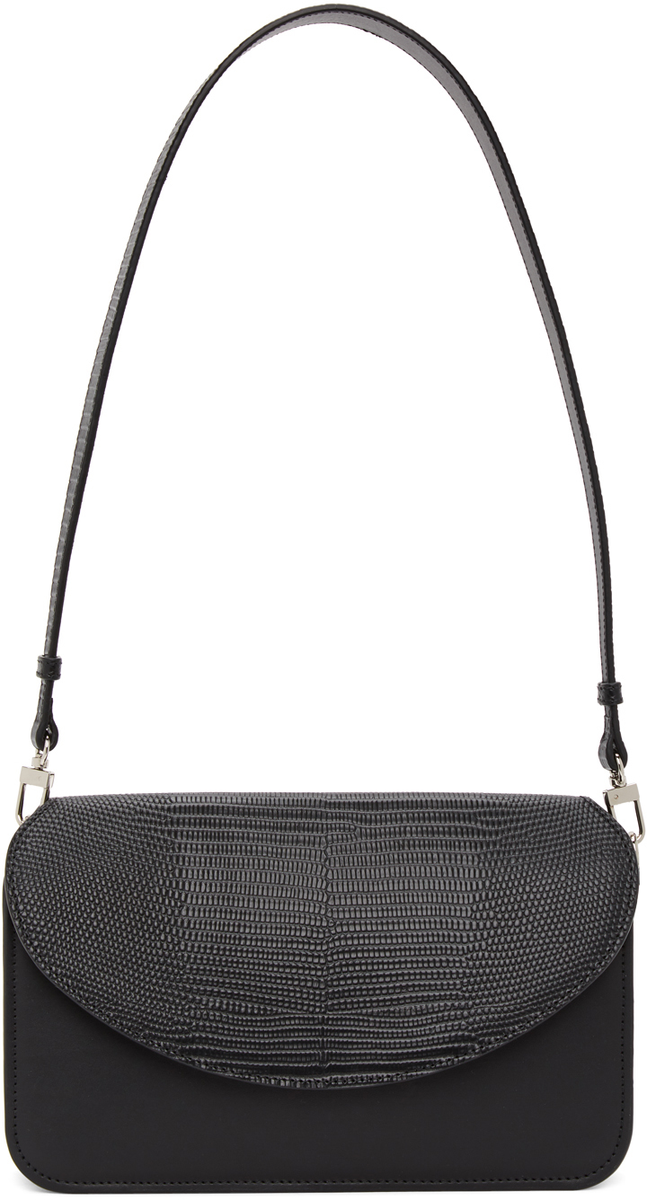 Hunting Season Black Lizard 'The Baguette' Bag SSENSE